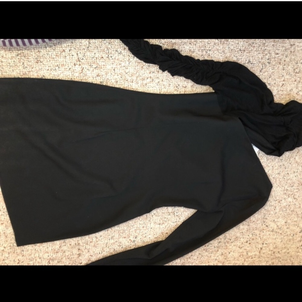 Balmain asymmetrical black dress - Picture 2 of 6